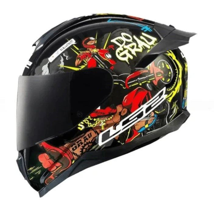 LS2 FF352 Flash Do Grau Black – Bachoo Motor Cycle Company