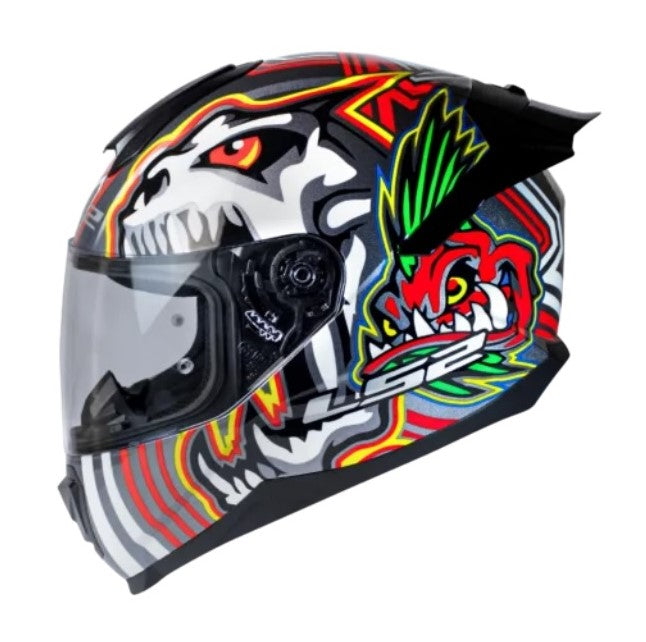ls2 ff350 helmet LS2 FF352 Flash Growl Grey Glow – Bachoo Motor & Cycle Company