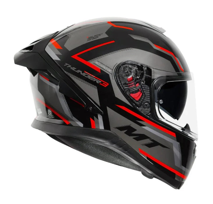 MT Thunder 3 SV Pro Blaze C2 Gloss Black Red