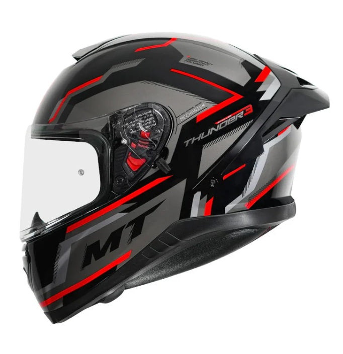 MT Thunder 3 SV Pro Blaze C2 Gloss Black Red