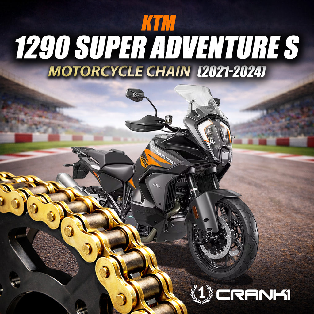 Chain For KTM 1290 Super Adventure S (2021-2024) - 525 Pitch x 118 Links Gold (ZVMX) - CRANK1