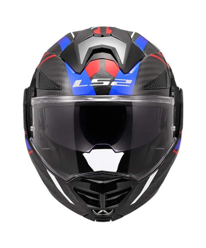 LS2 FF901 Advant X Solid Carbon Future II White Blue