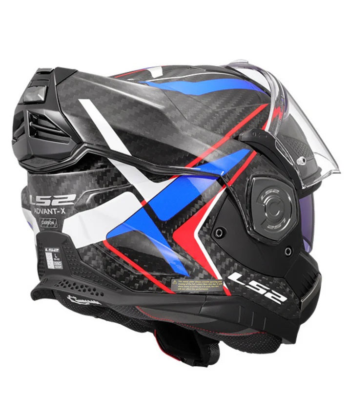 LS2 FF901 Advant X Solid Carbon Future II White Blue