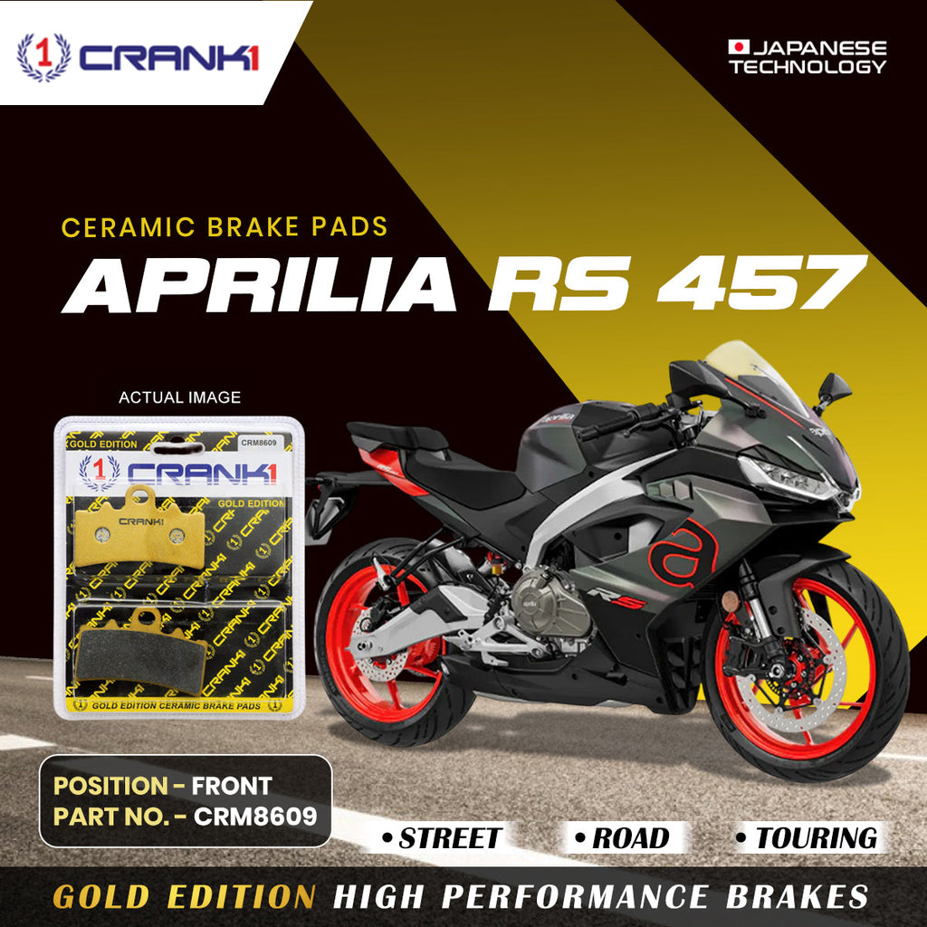 Ceramic Brake Pads For Aprilia RS 457 - Front - CRM8609 - 1 Set - CRANK1