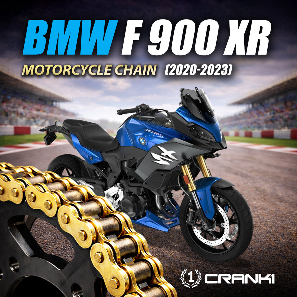Chain For BMW F 900 XR (2020-2023) - 525 Pitch x 122 Links Gold (ZVMX) - CRANK1