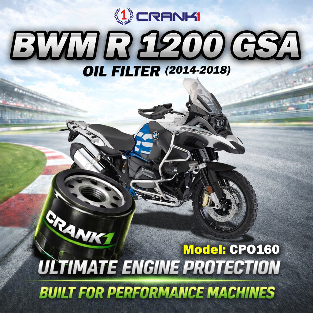 Oil Filter For BMW R 1200 GSA (2014-2018) - CPO160 - CRANK1