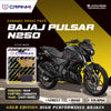 Ceramic Brake Pads For Bajaj Pulsar N250 (2021-2025) - Rear - CRM4174 - 1 Set - CRANK1