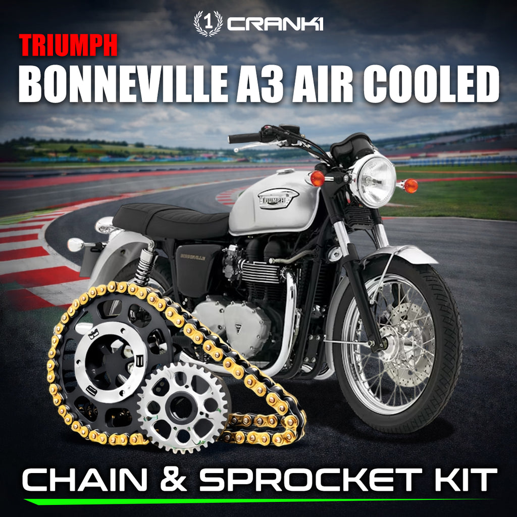 Chain And Sprocket Kit For Triumph Bonneville A3 Air Cooled (2007-2015) - CRANK1