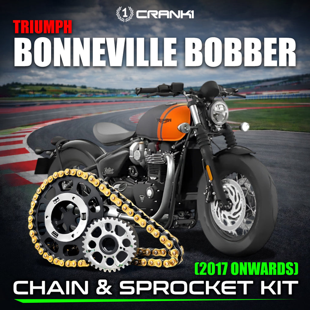 Chain And Sprocket Kit For Triumph Bonneville Bobber (2017 Onwards) - CRANK1