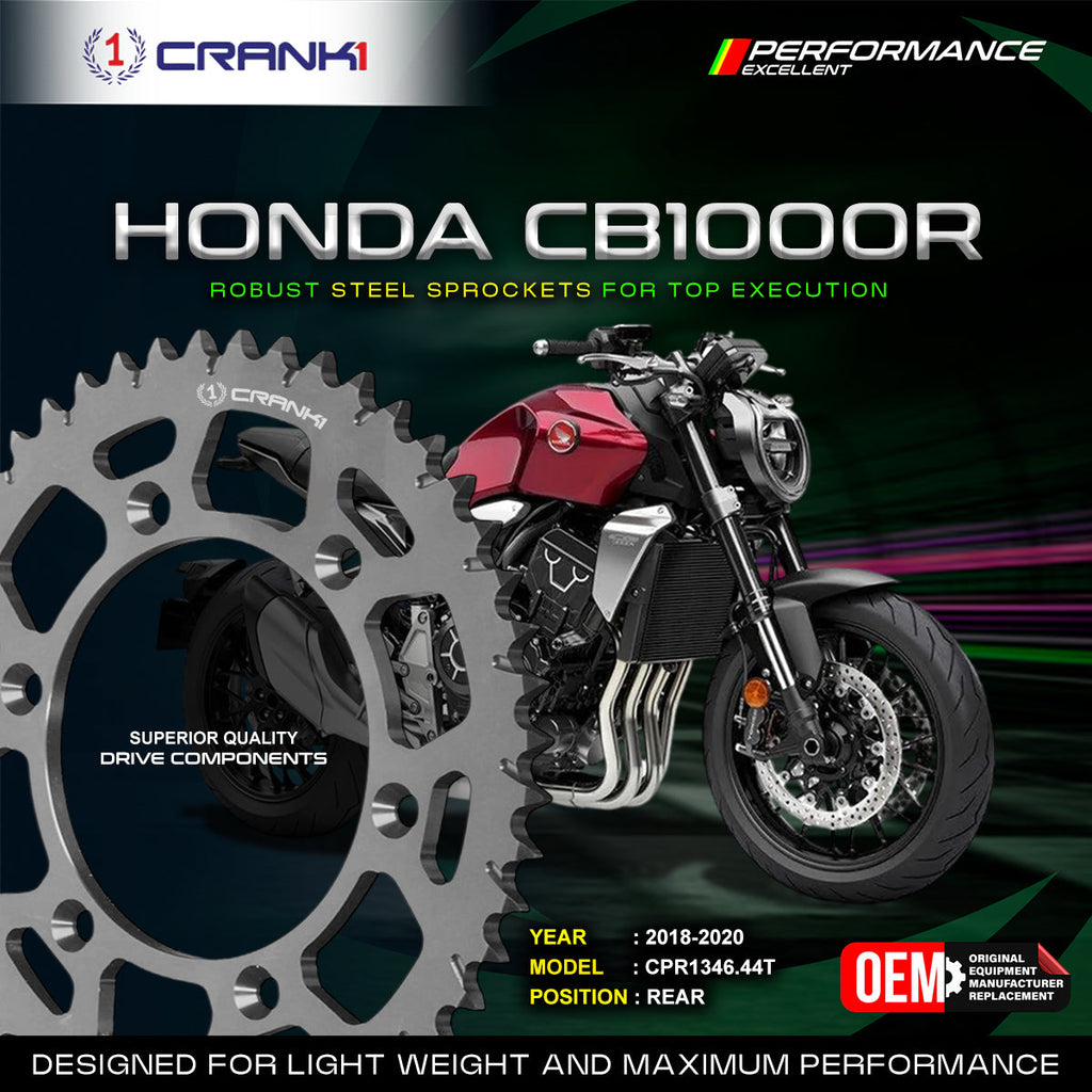 Sprocket For Honda CB1000R (2018-2020) - Rear - CPR1346.44T - CRANK1