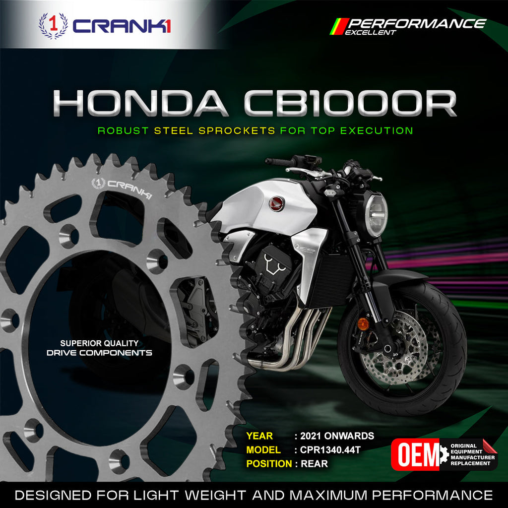 Sprocket For Honda CB1000R (2021 Onwards) - Rear - CPR1340.44T - CRANK1