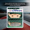Sintered Brake Pads For Triumph Bonneville A3 Air Cooled (2007-2015) - Front - CB691 - 1 Set - CRANK1