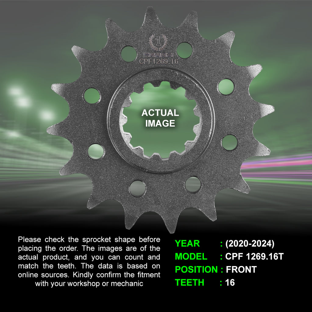 Chain And Sprocket Kit For Honda CBR 1000 RR Fireblade (2020-2024) - CRANK1