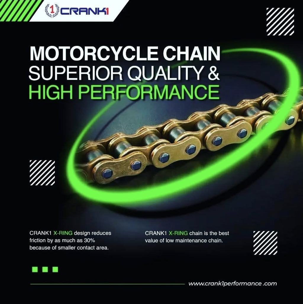Chain For Triumph Trident 660 (2021) - 520 Pitch x 120 Links Gold (ZVMX) - CRANK1