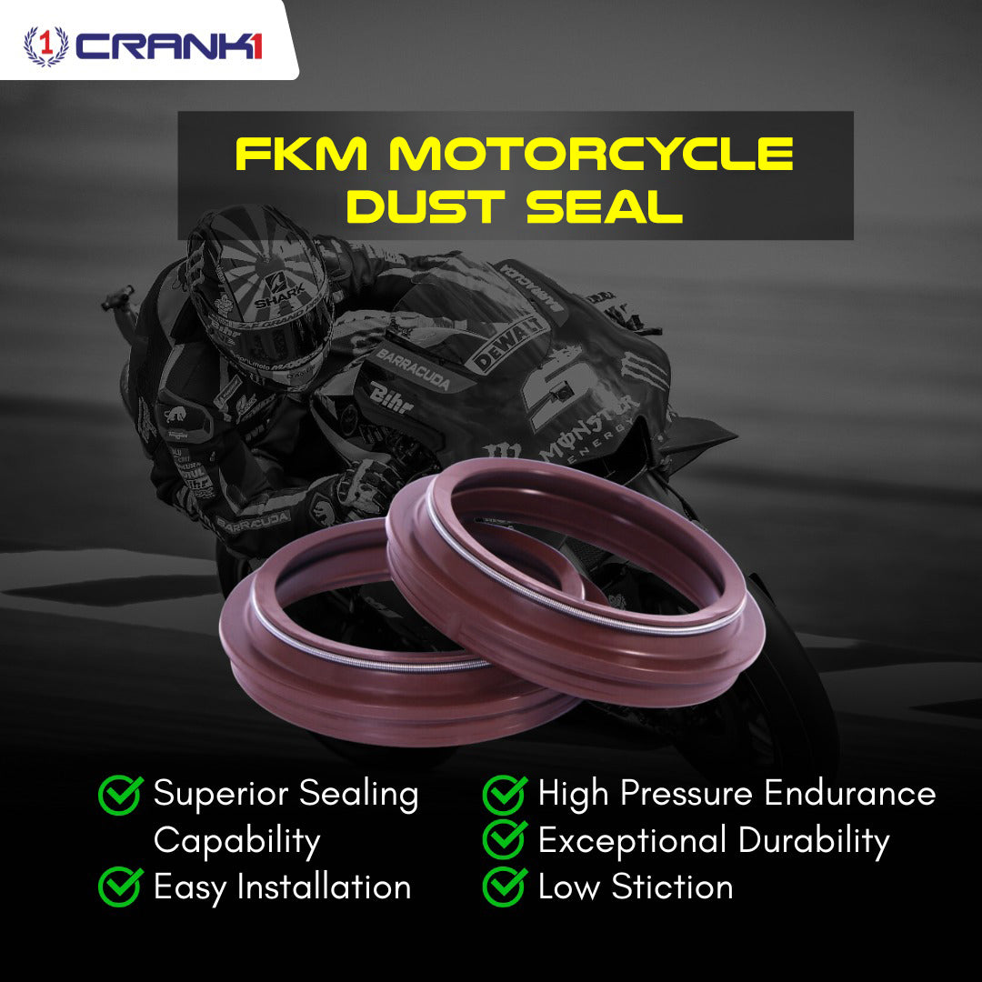 Fork Dust Seals Pair For Triumph Rocket 3 Storm (2013-2019) - CPD57-102 - CRANK1