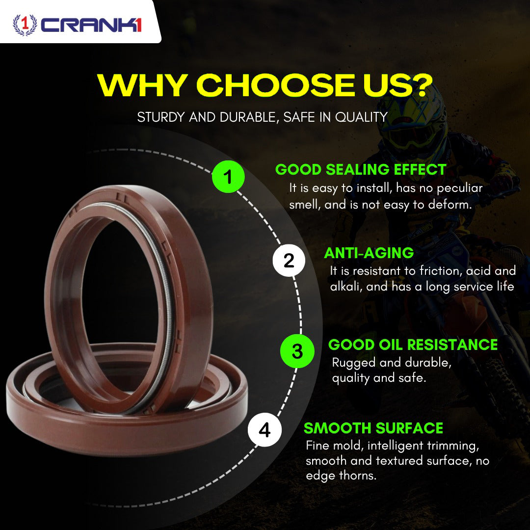 Fork And Dust Seals Kit For Yamaha YZF-R3 (2015 Onwards) - CRANK1