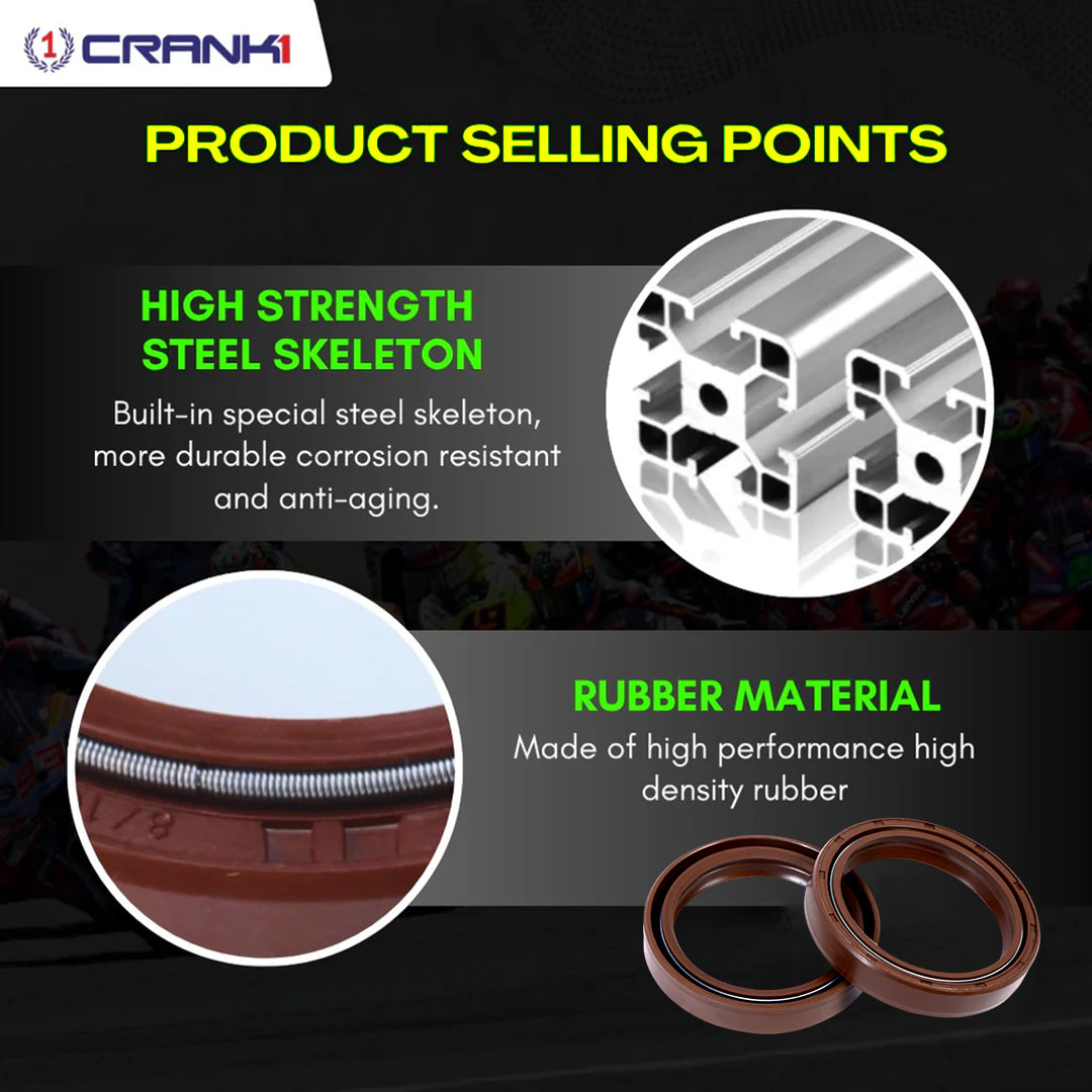 Fork And Dust Seals Kit For Yamaha YZF-R3 (2015 Onwards) - CRANK1