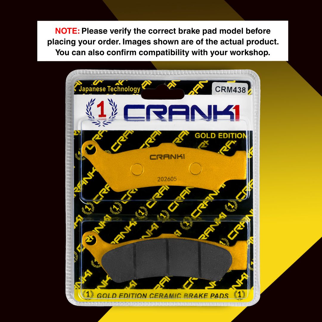 Ceramic Brake Pads For Ather 450X - Front - CRM438 - 1 Set - CRANK1