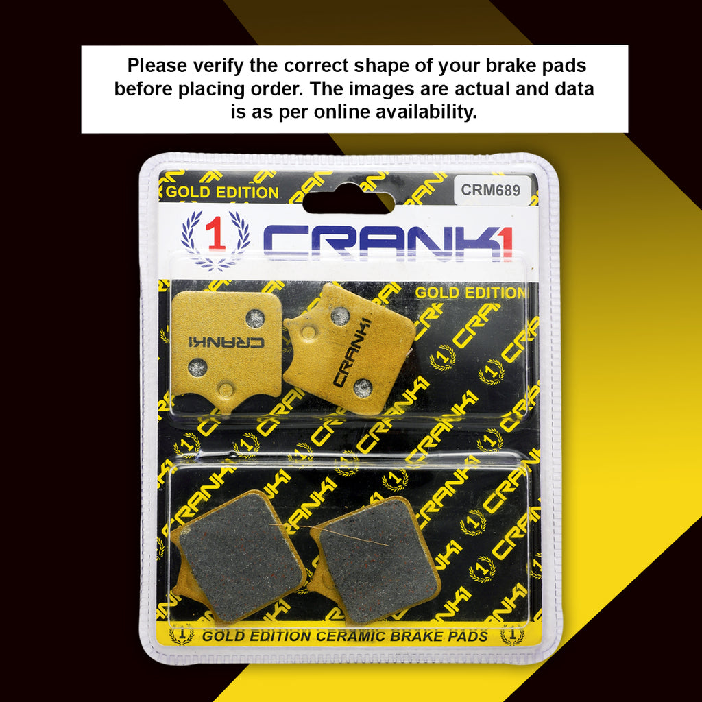 Ceramic Brake Pads For Benelli TNT 600i - Front - CRM689 - 2 Sets - CRANK1
