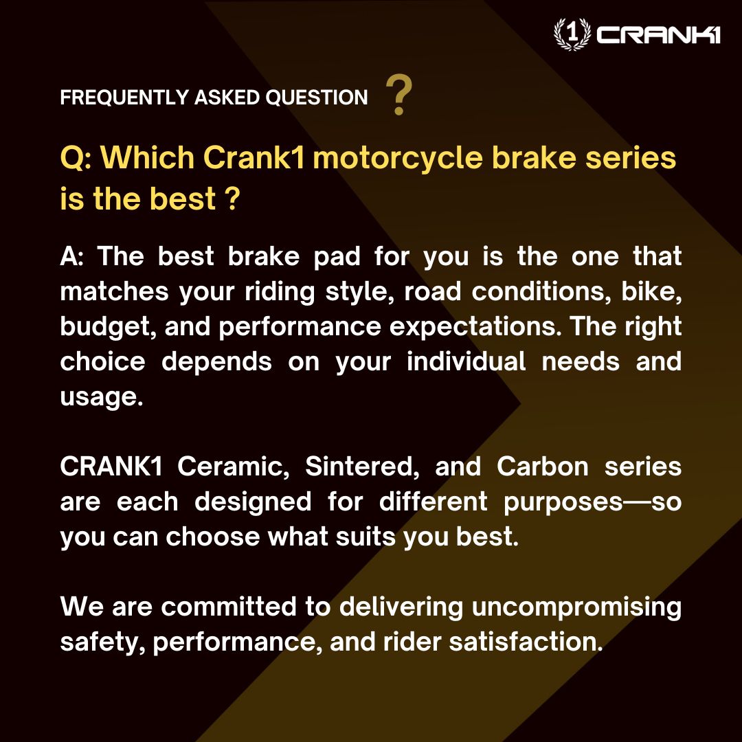 Ceramic Brake Pads For Yezdi Roadster - Rear - CRM359 - 1 Set - CRANK1