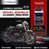 Carbon Brake Pads For Royal Enfield Classic 350/500 (2016 Onwards) - Rear - CFB312 - 1 Set - CRANK1