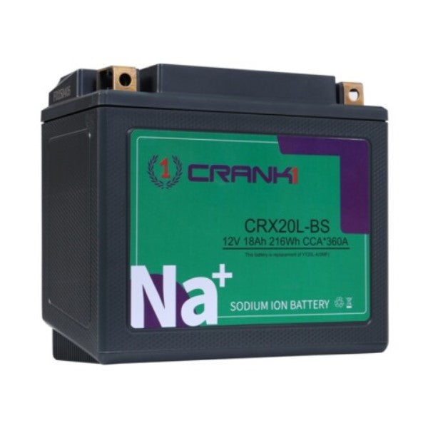 Crank1 CRX20L-BS sodium-ion battery (YTX20L-BS)