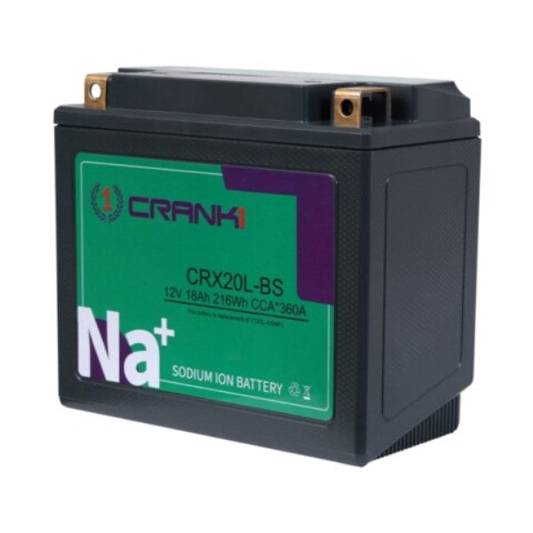 Crank1 CRX20L-BS sodium-ion battery (YTX20L-BS)