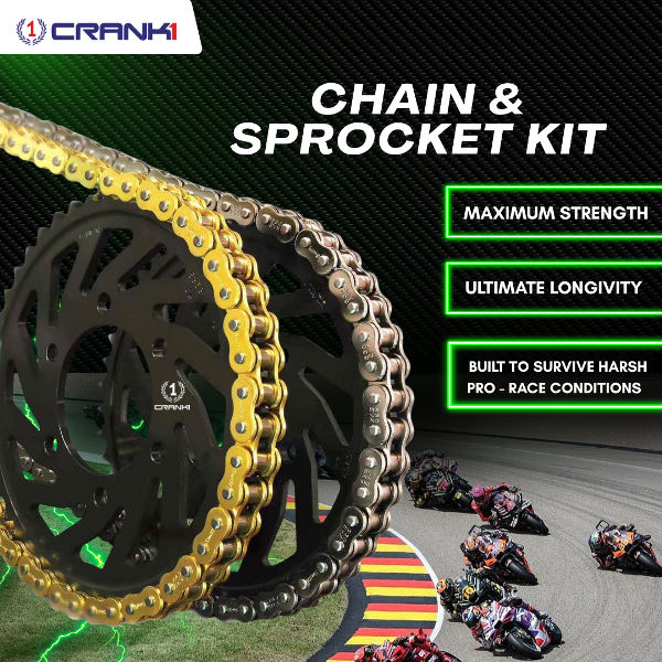 Chain And Sprocket Kit For Ducati Scrambler 800 (2015-2018) - CRANK1
