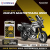 Ceramic Brake Pads For Ducati Multistrada 1200 (2010-2014) - Rear - CRM469 - 1 Set - CRANK1