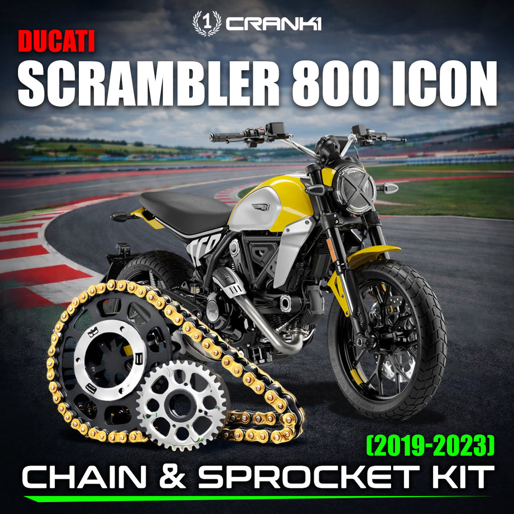 Chain And Sprocket Kit For Ducati Scrambler 800 Icon (2019-2023) - CRANK1