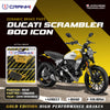 Ceramic Brake Pads For Ducati Scrambler 800 Icon (2019 Onwards) - Rear - CRM359 - 1 Set - CRANK1