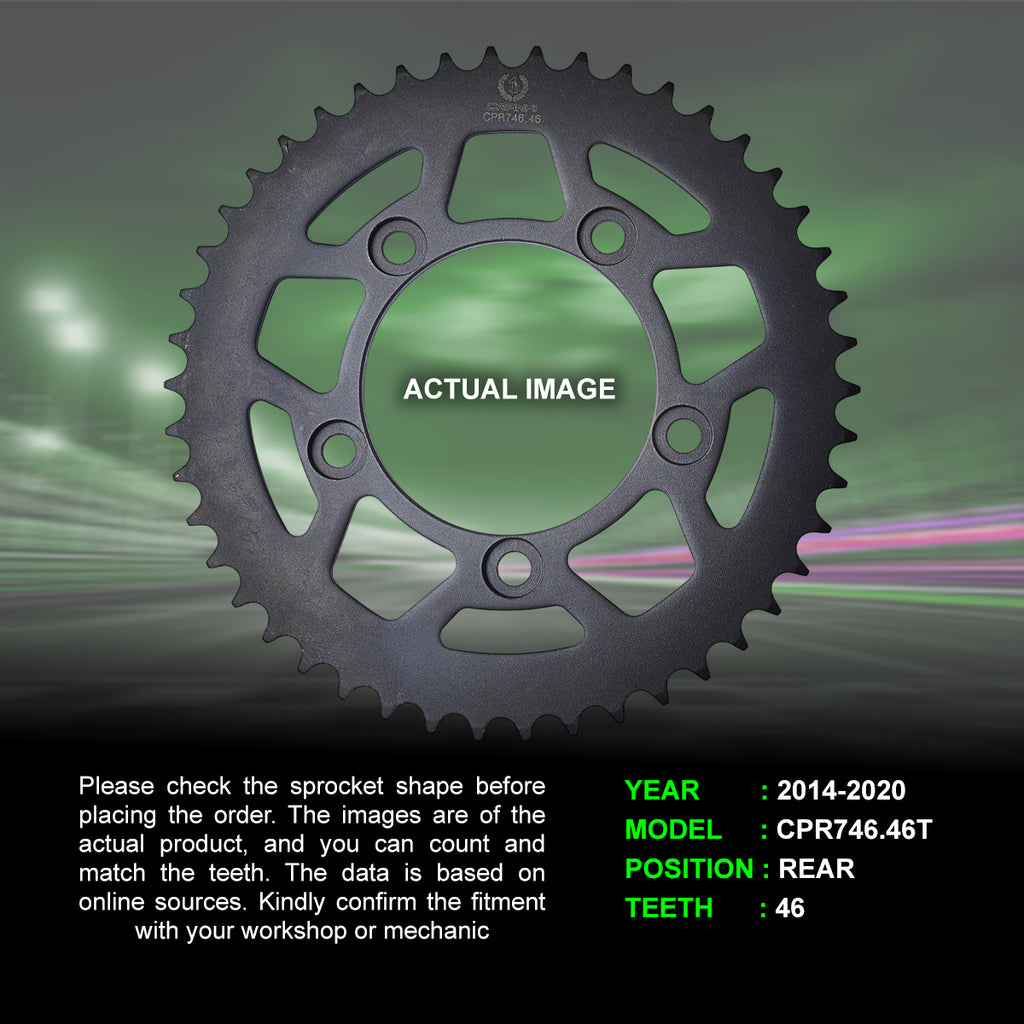 Chain And Sprocket Kit For Ducati Monster 821 (2014-2020) - CRANK1