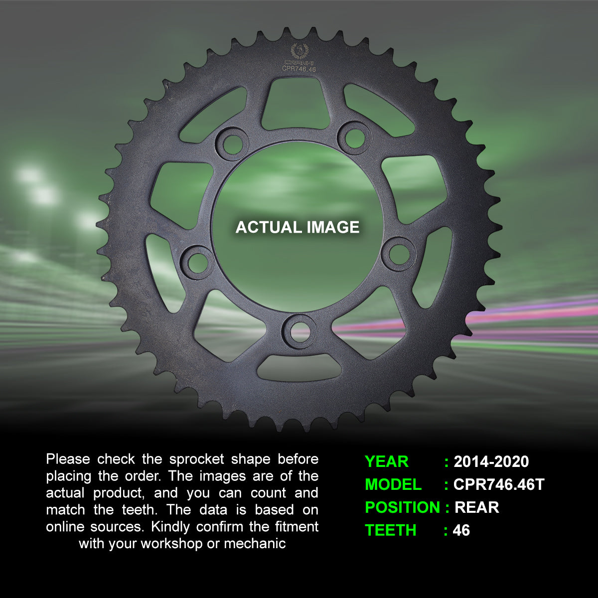 Chain And Sprocket Kit For Ducati Monster 821 (2014-2020) - CRANK1