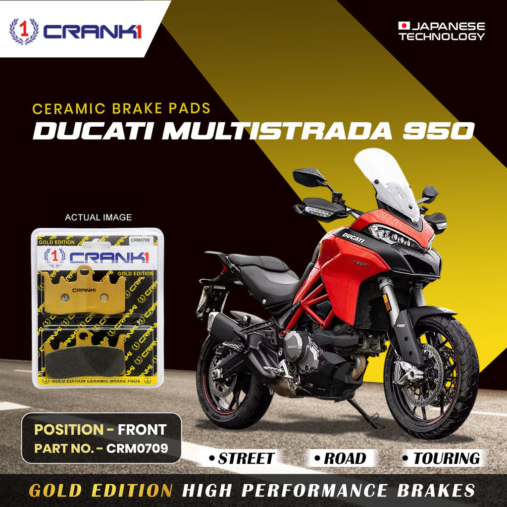 Ceramic Brake Pads For Ducati Multistrada 950 - Front - CRM0709 - 2 Sets - CRANK1