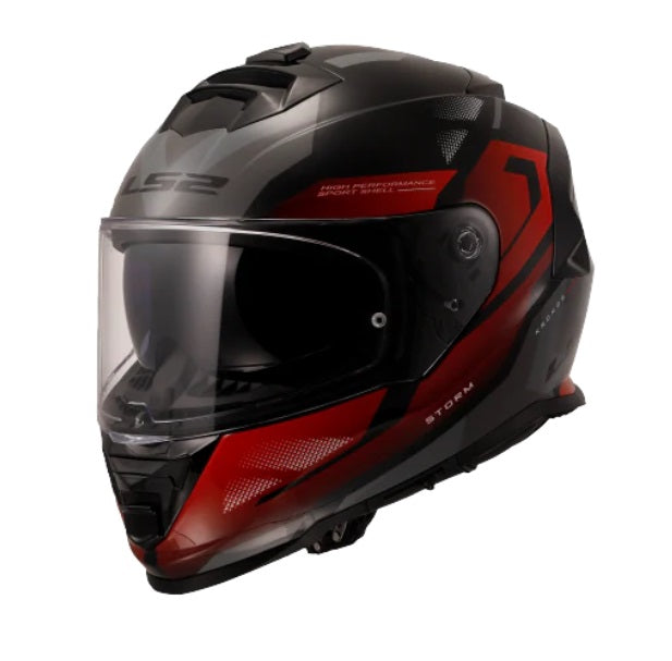 LS2 FF800 Storm II Kronos Red Grey