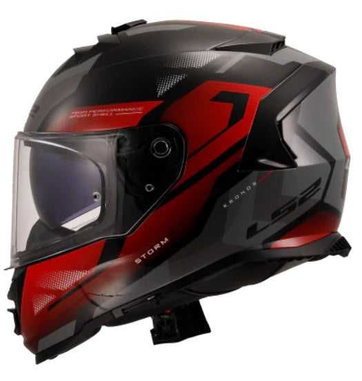 LS2 FF800 Storm II Kronos Red Grey