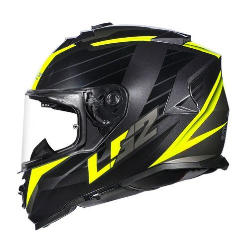 LS2 FF800 Storm II Nerve Gloss Black High Viz Yellow – Bachoo Motor & Cycle Company