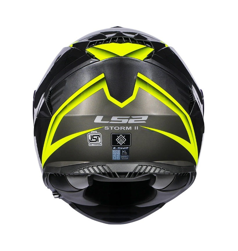 ls2 arrow rush helmet hi-vis yellow OF616 Airflow 2 ECE 22.06 Brush Black / Hi-Viz LS2 FF800 Storm II Nerve