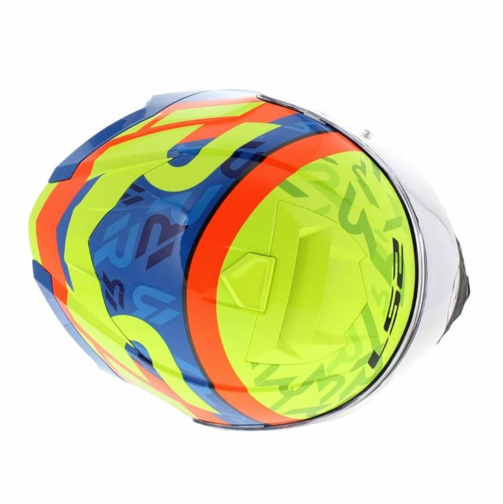 LS2 FF800 Storm II Salvador Replica Blue High Viz Yellow