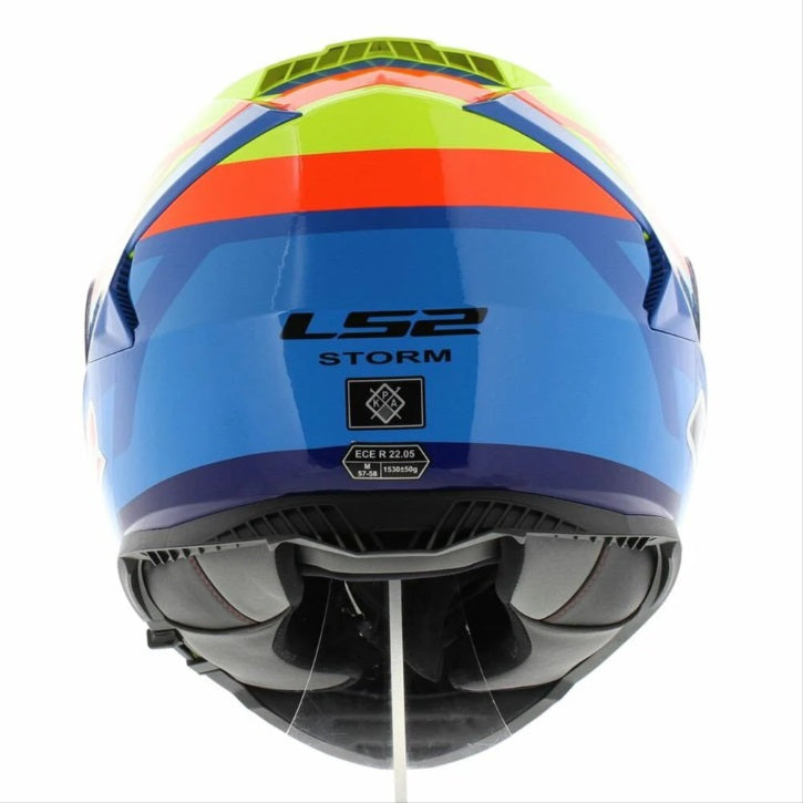 LS2 FF800 Storm II Salvador Replica Blue High Viz Yellow