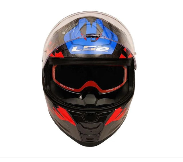 LS2 FF811 Vector II Absolute Gloss Black Red Blue