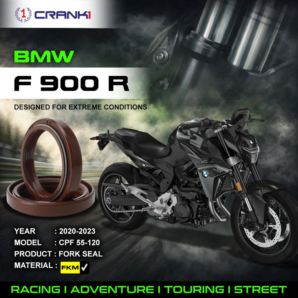 Fork Oil Seals Pair For BMW F 900 R (2020-2023) - CPF55-120 - CRANK1