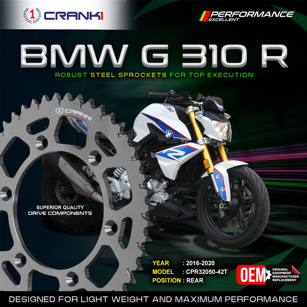 Sprocket For BMW G 310 R (2016-2020) - Rear - CPR32050-42T - CRANK1