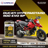 Ceramic Brake Pads For Ducati Hypermotard 1100 EVO SP - Rear - CRM469 - 1 Set - CRANK1