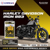 Ceramic Brake Pads For Harley Davidson Sportster Iron 883 (2014 Onwards) - Rear - CRM634 - 1 Set - CRANK1