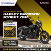 Ceramic Brake Pads For Harley Davidson Street 750 (Upto 2015) - Front - CRM479 - 1 Set - CRANK1