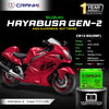 Battery For Suzuki Hayabusa GEN-2 (2008-2020) - CB12-BS - Factory Activated - CRANK1