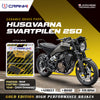 Ceramic Brake Pads For Husqvarna Svartpilen 250 (2024 onwards) - Rear - CRM359 - 1 Set - CRANK1