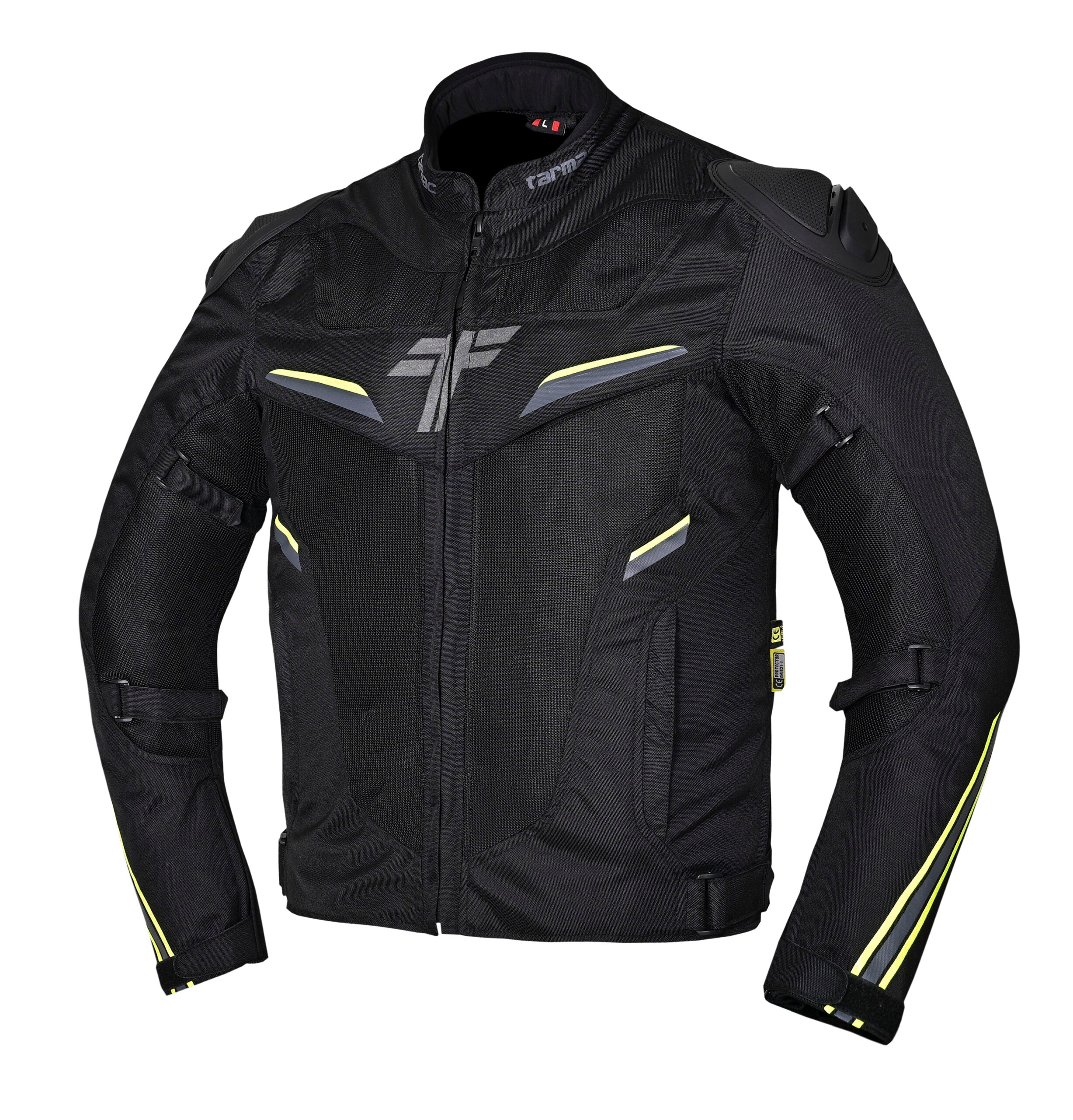 Tarmac Viper Black Fluorescent Level 2 Riding Jacket – Bachoo