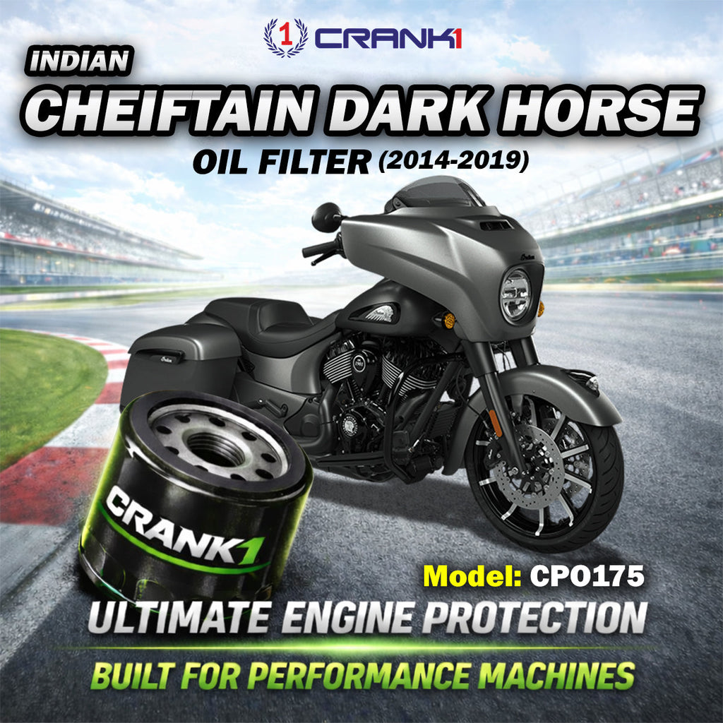 Oil Filter For Indian Cheiftain Dark Horse (2014-2019) - CPO175 - CRANK1